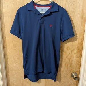 Chaps Men's Navy Blue Polo Shirt